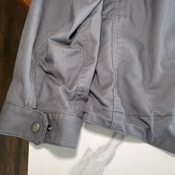 Carhartt Gray Duck Canvas Jacket Mens Size 2XL Lined Full Zip Work Coat EUC - Picture 15 of 15